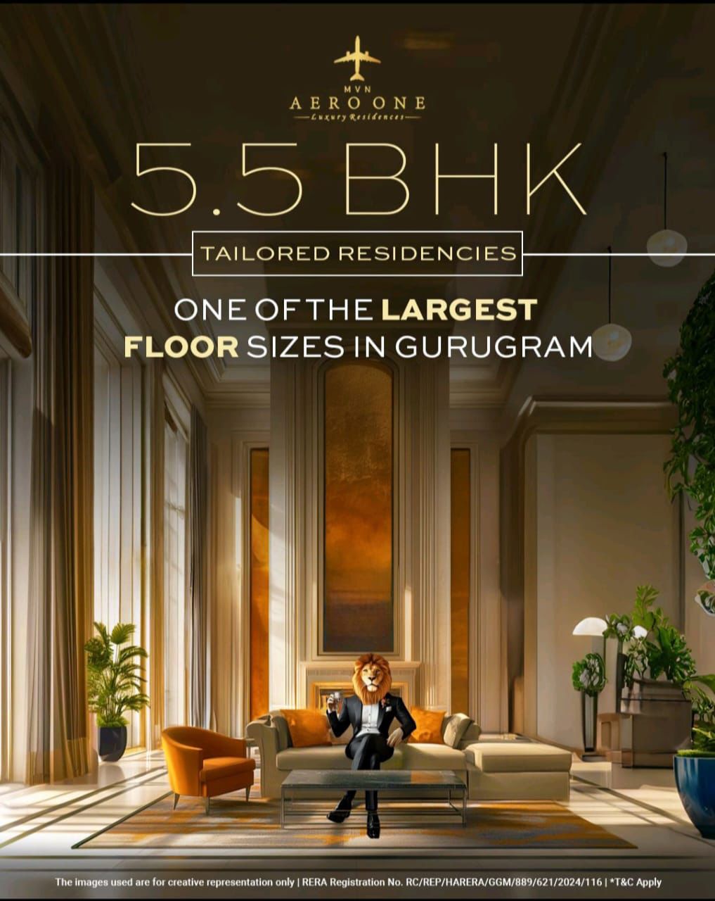 Discover Luxurious Living at MVN AeroOne, Gurugram - 5.5 BHK with Spacious Interiors Update