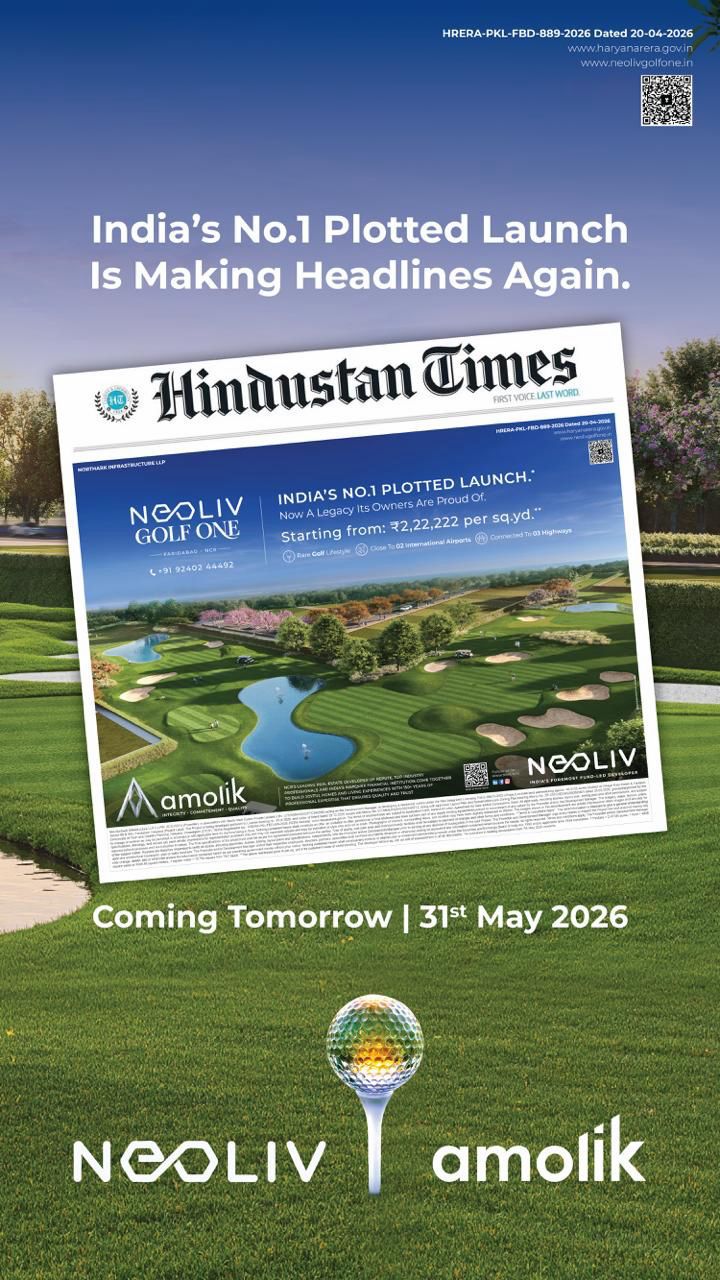 Don't Miss Neoliv Golf One Launch || India's No.1 Plotted Launch by Amolik || Secure Your Plot at Neoliv Golf One Update