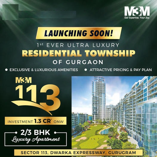 Launching soon 1st ever ultra luxury residential township at M3M Capital, Gurgaon Update