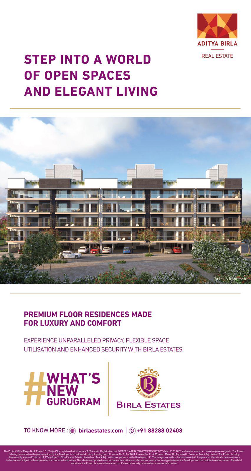 Experience Luxury Living in Gurugram with Birla Estates Update