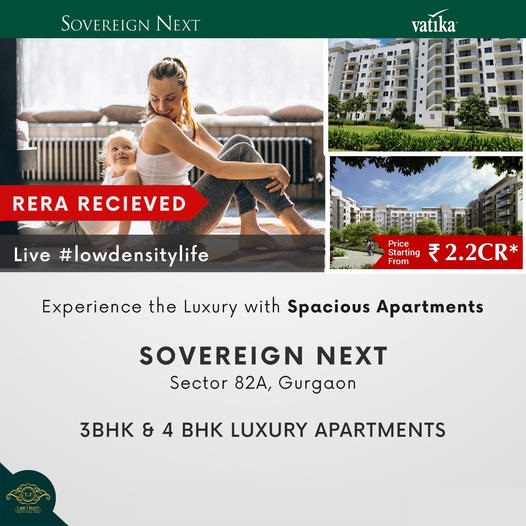 RERA Received at Vatika Sovereign Next, Gurgaon Update