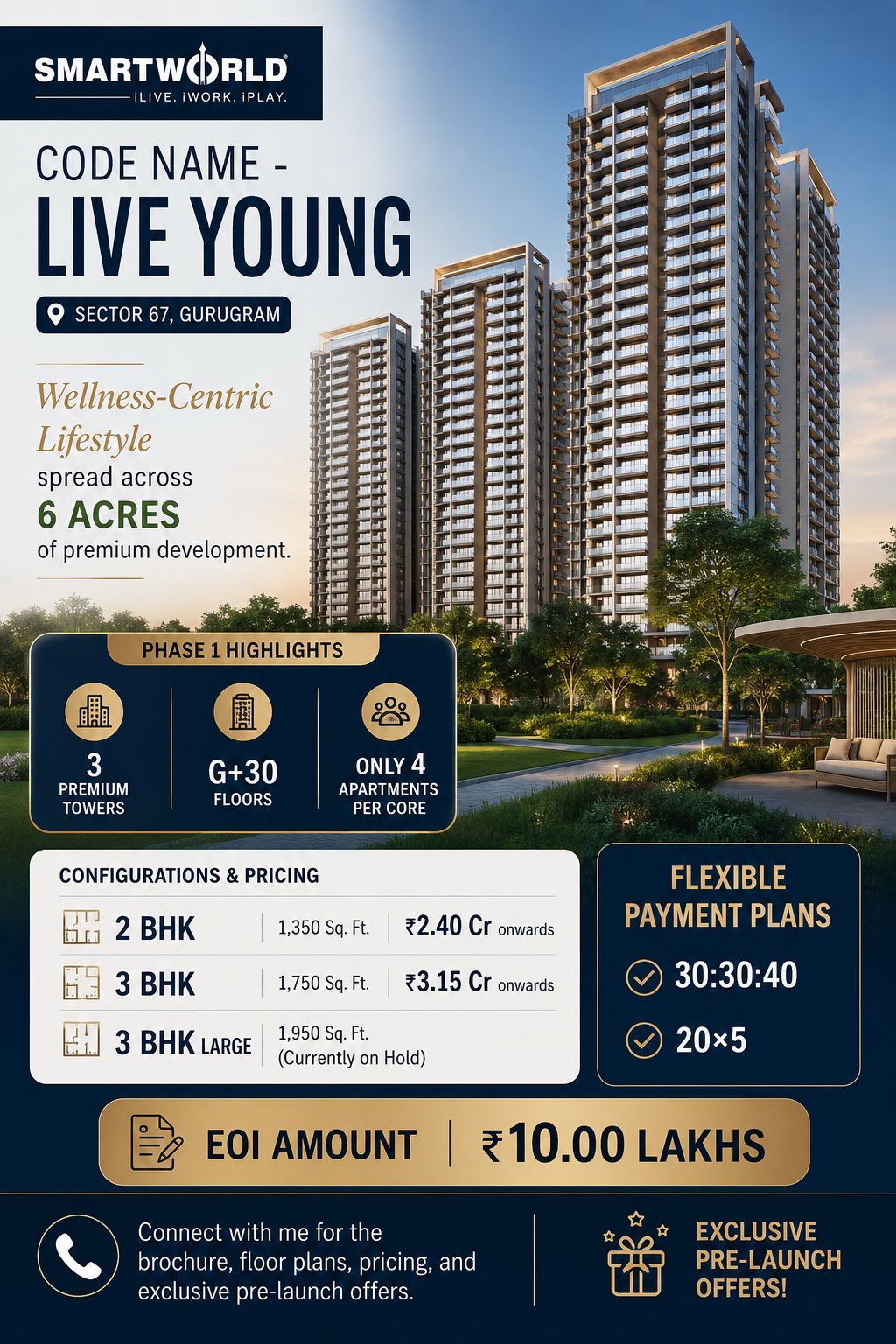 Explore 'Live Young' at Smartworld Gurugram || Discover Premium Living in Sector 67 || Secure Your Wellness-Centric Lifestyle Today Update