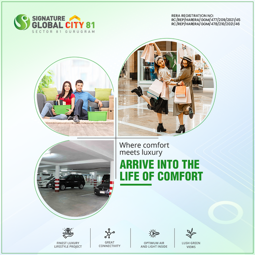 Signature Global Offering 3 BHK Luxury Floors @ Rs 80 Lacs* onwards in Sector 81, Gurgaon Update