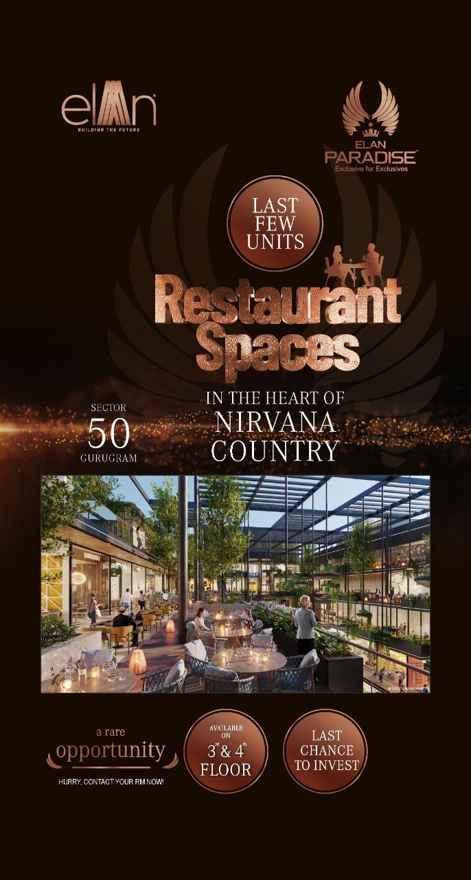 Last few units available at Elan Paradise in Sector 50, Gurgaon Update