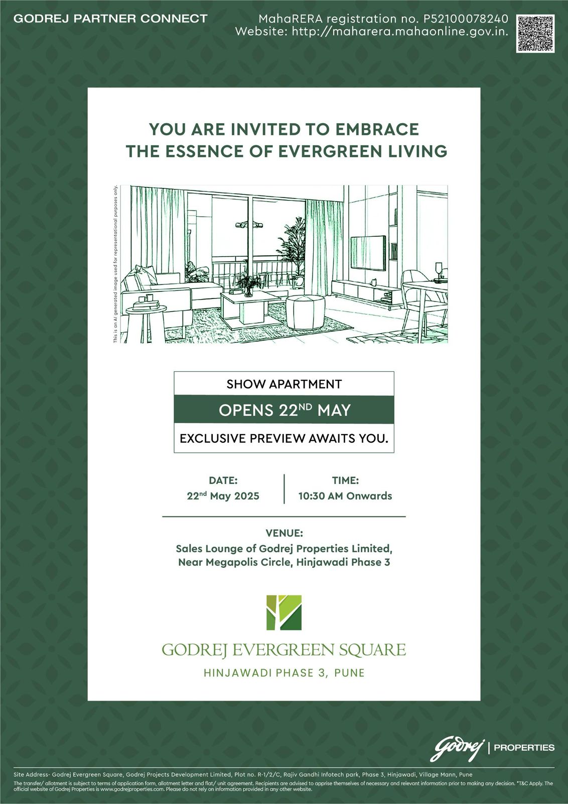 Godrej Evergreen Square Opens 22nd May, Hinjawadi Phase 3 Update