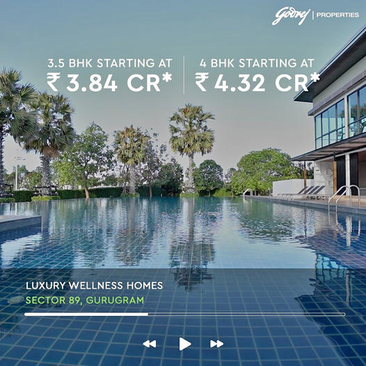 Godrej Properties Presents: Serene Wellness Abodes Starting at ?3.84 CR in Sector 89, Gurugram Update