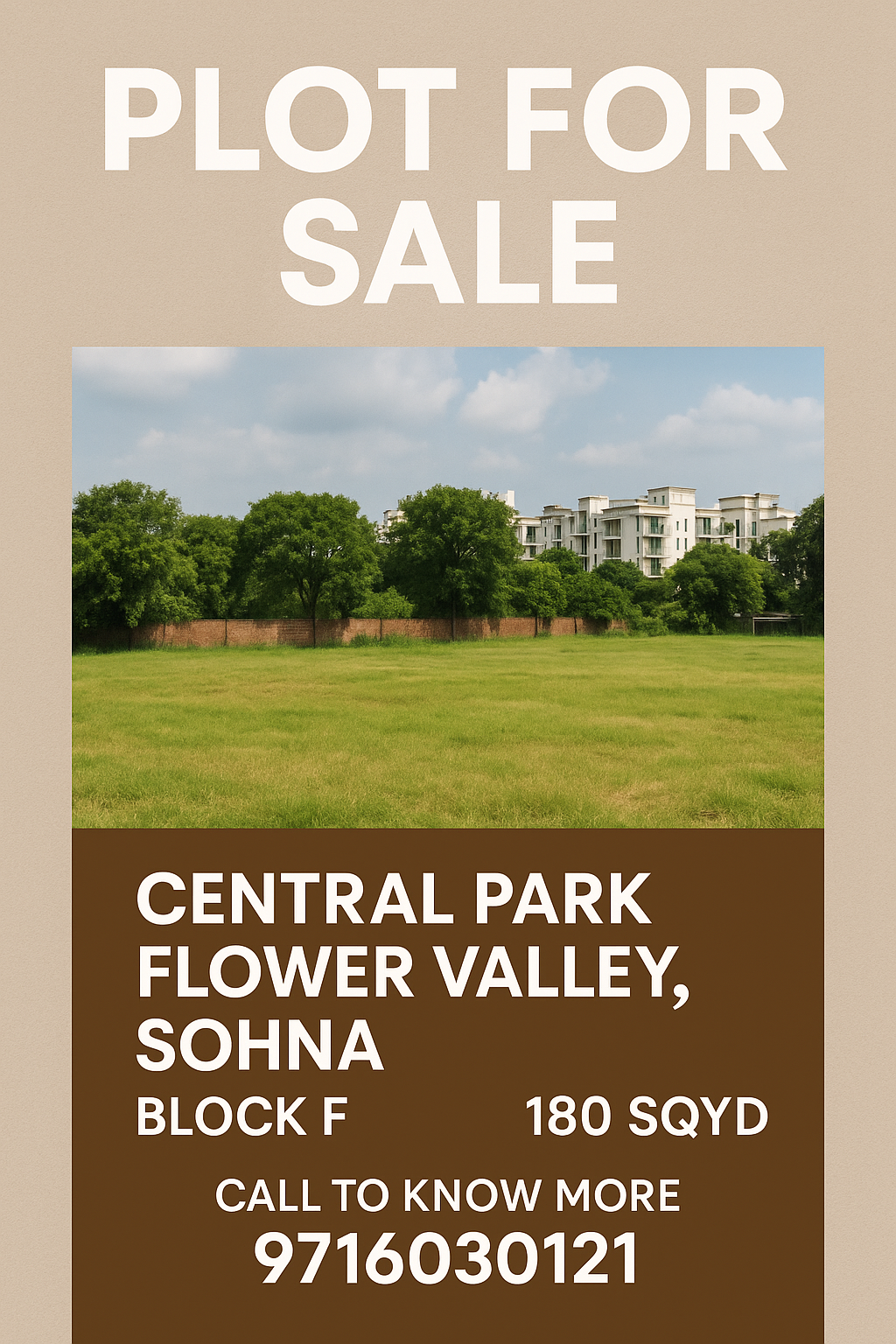 Explore Plots at Central Park Flower Valley || Secure Your Plot in Block F Today || Discover 180 Sqyd Plots in Sohna Update