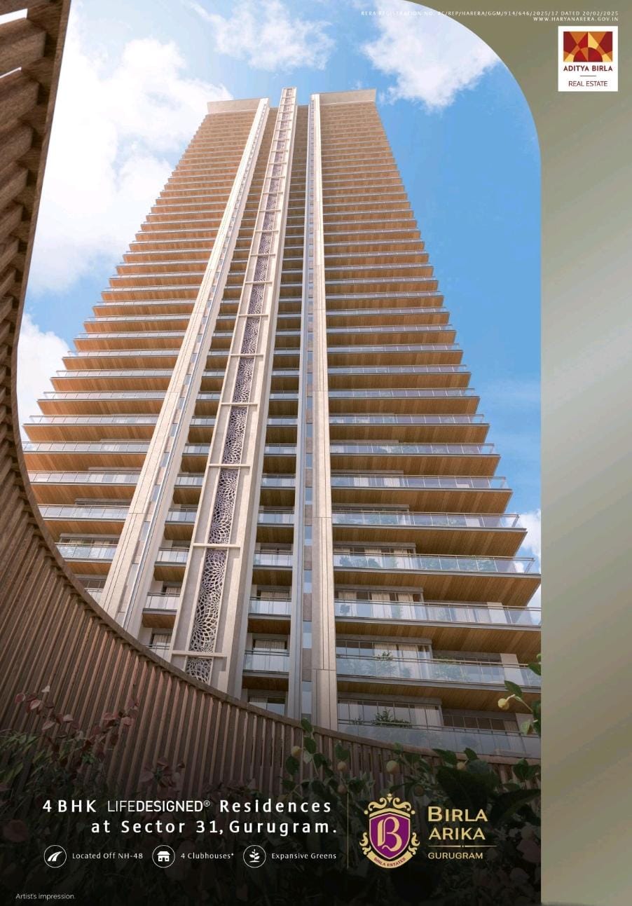Explore Luxurious 4BHK at Birla Arika, Sector 31, Gurugram Update