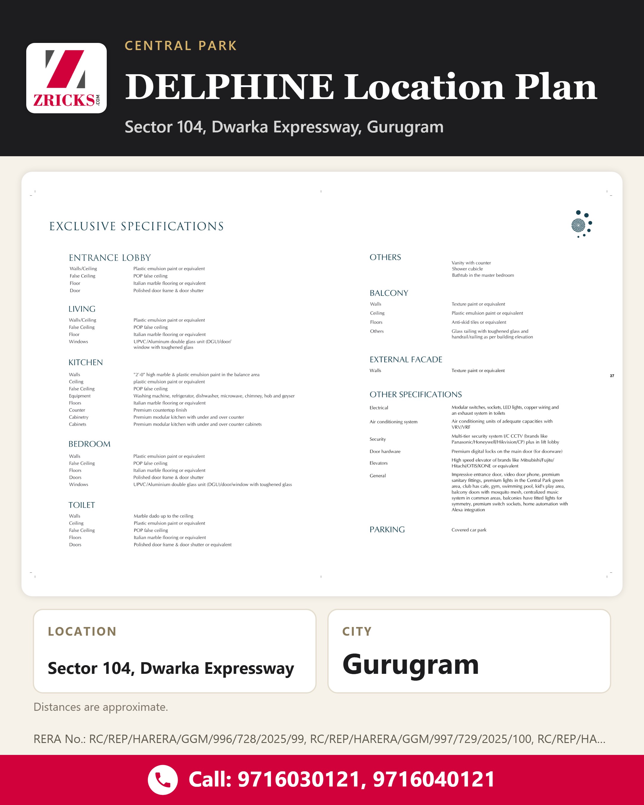 Central Park DELPHINE Location Plan: Connected Across Gurugram Update