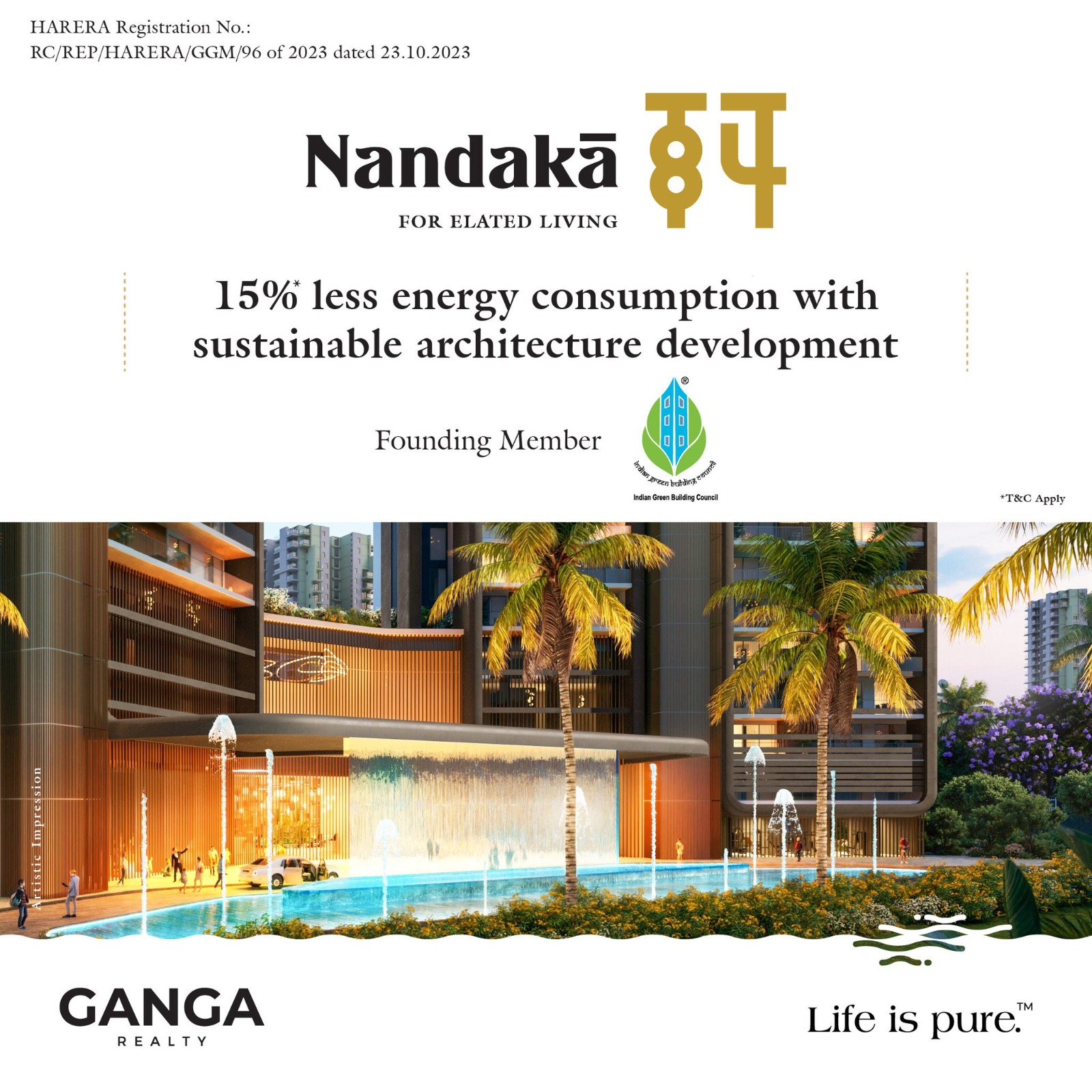 Nandaka 84 by Ganga Realty: Pioneering Sustainable Architecture for Elated Living Update