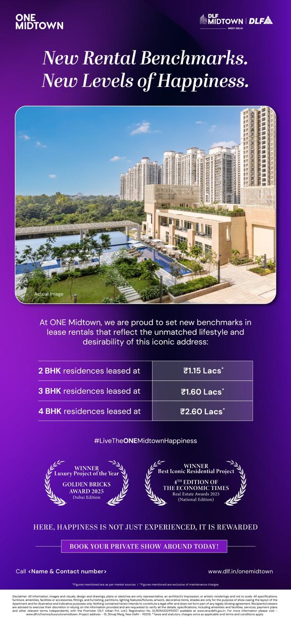 Discover New Rental Benchmarks at ONE Midtown || Settle into Happiness in West Delhi || Book Your Viewing Today at ONE Midtown Update