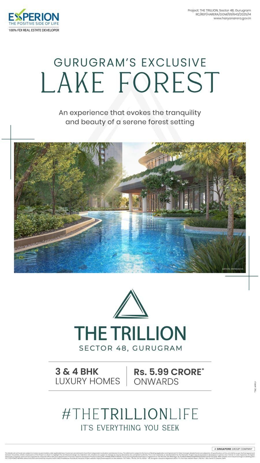 Discover Luxury at The Trillion, Sector 48, Gurugram - Starting at Rs. 5.99 Crore Update