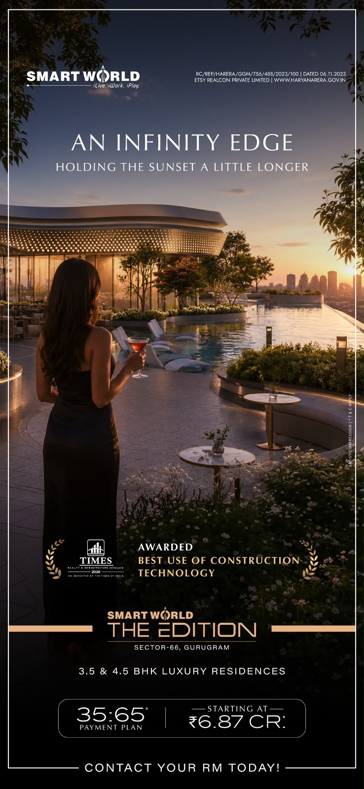 Explore Luxury Living at Smartworld The Edition || Secure Your 3.5 & 4.5 BHK in Gurugram || Discover Our Special 35:65 Payment Plan Update