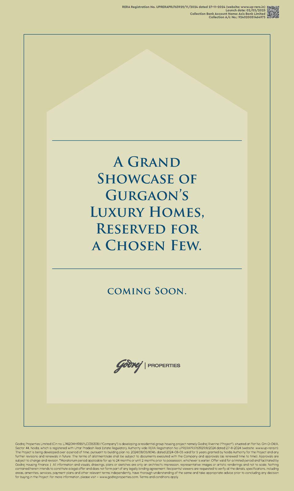Discover Luxurious Living at Godrej Riverhills, Noida - Launching March 3, 2025 Update