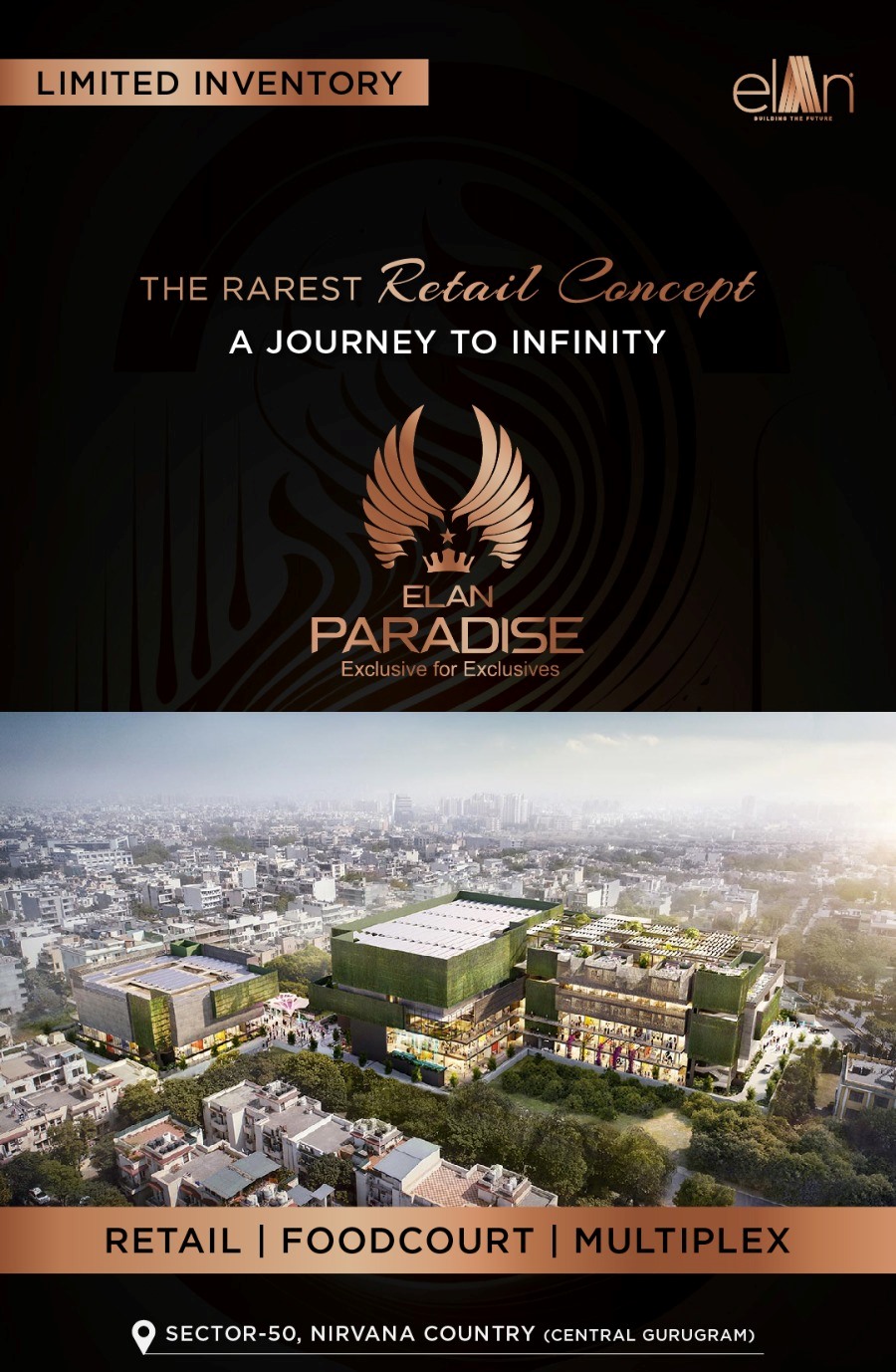 Limited inventory available at Elan Paradise in Sector 50, Gurgaon Update