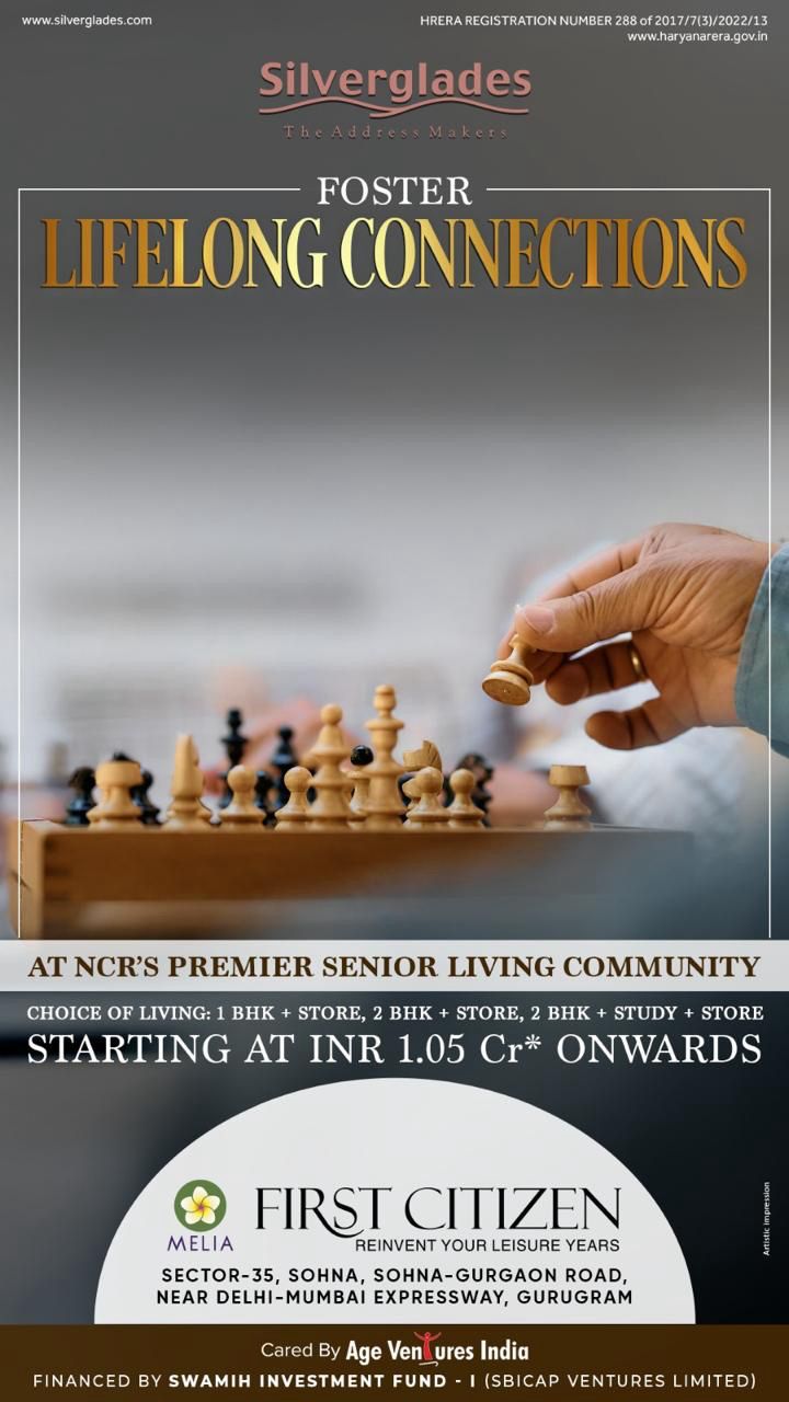 Discover Lifelong Connections at Silverglades First Citizen, Gurugram, Starting at INR 1.05 Cr* Update