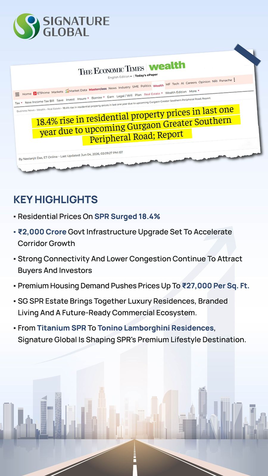 18.4% Price Surge on SPR: Act Now! || Invest in SPR's Premium Lifestyle || Discover SPR's Rapid Growth with Signature Global Update