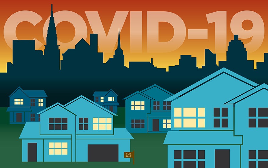 How has COVID-19 impacted NCR's residential real estate sector? Update