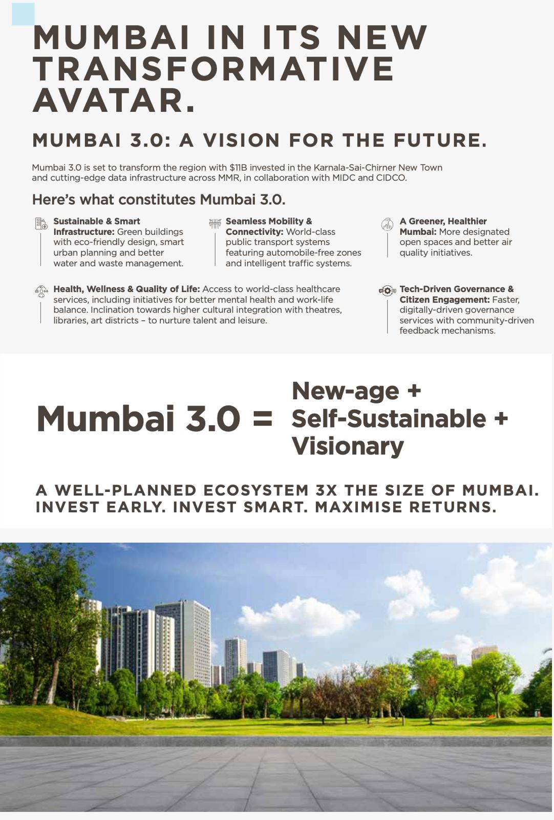 Transform Your Future with Mumbai 3.0: Invest in a Self-Sustainable Vision at Karnala-Sai-Chirner Update