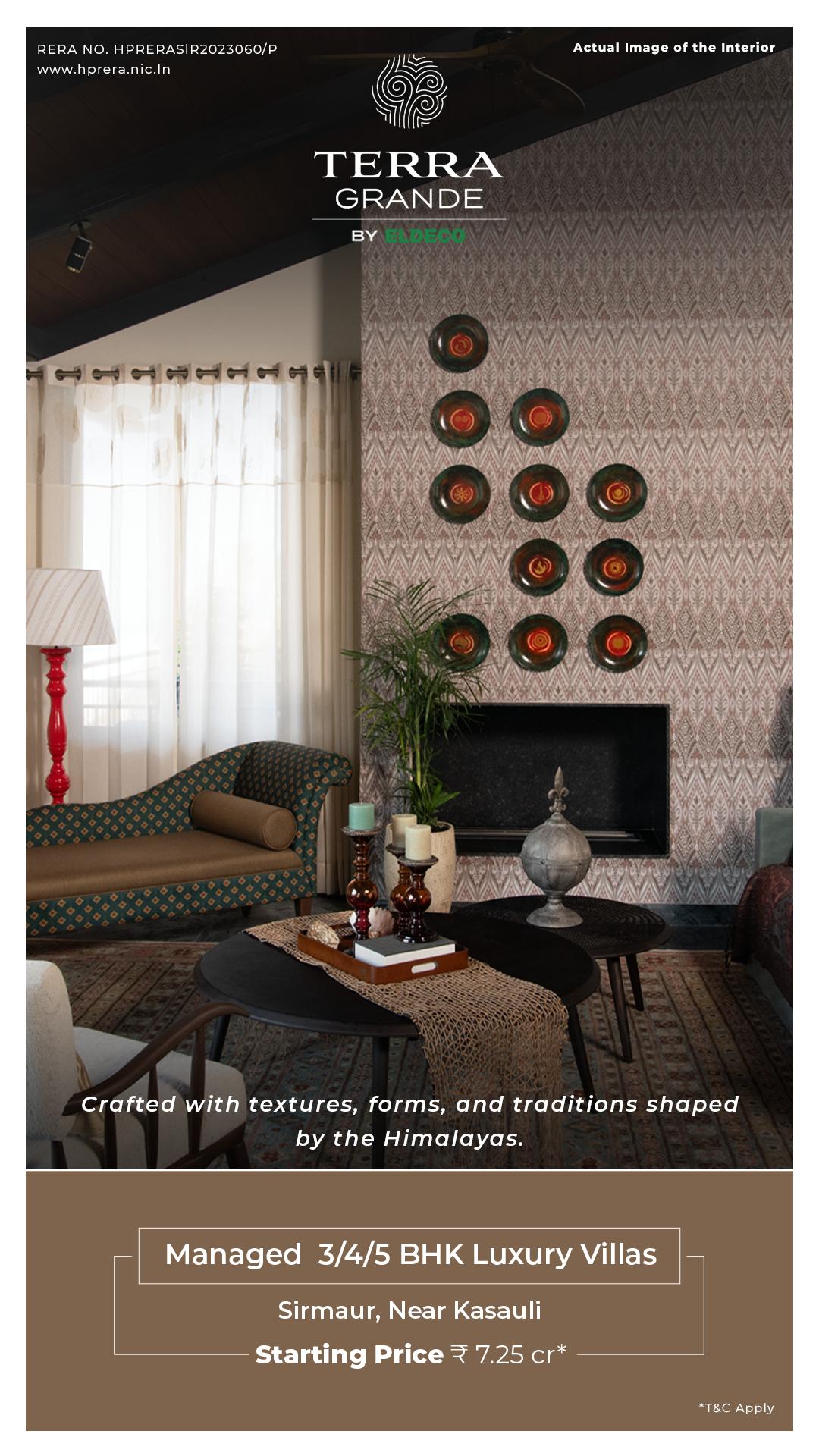 Discover Terra Grande by Empire in Sirmaur, Near Kasauli Starting at ₹ 7.25 cr Update