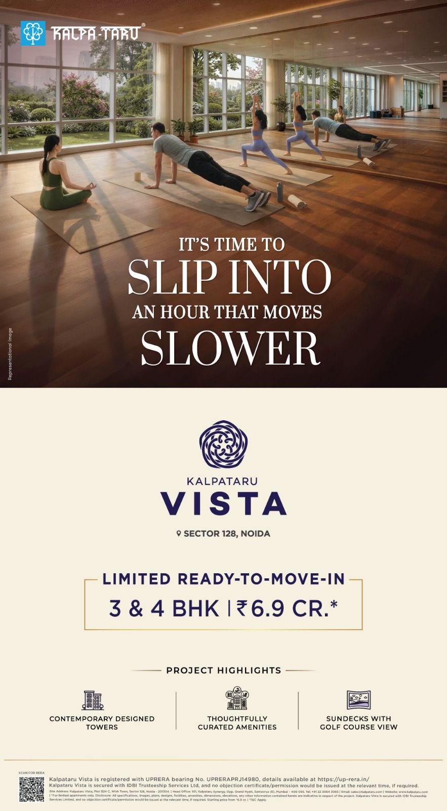 Discover Ready-to-Move 3 & 4 BHK at Kalpataru Vista || Limited Inventory Alert at Kalpataru Vista || Secure Your Dream Home at Kalpataru Vista Noida Update
