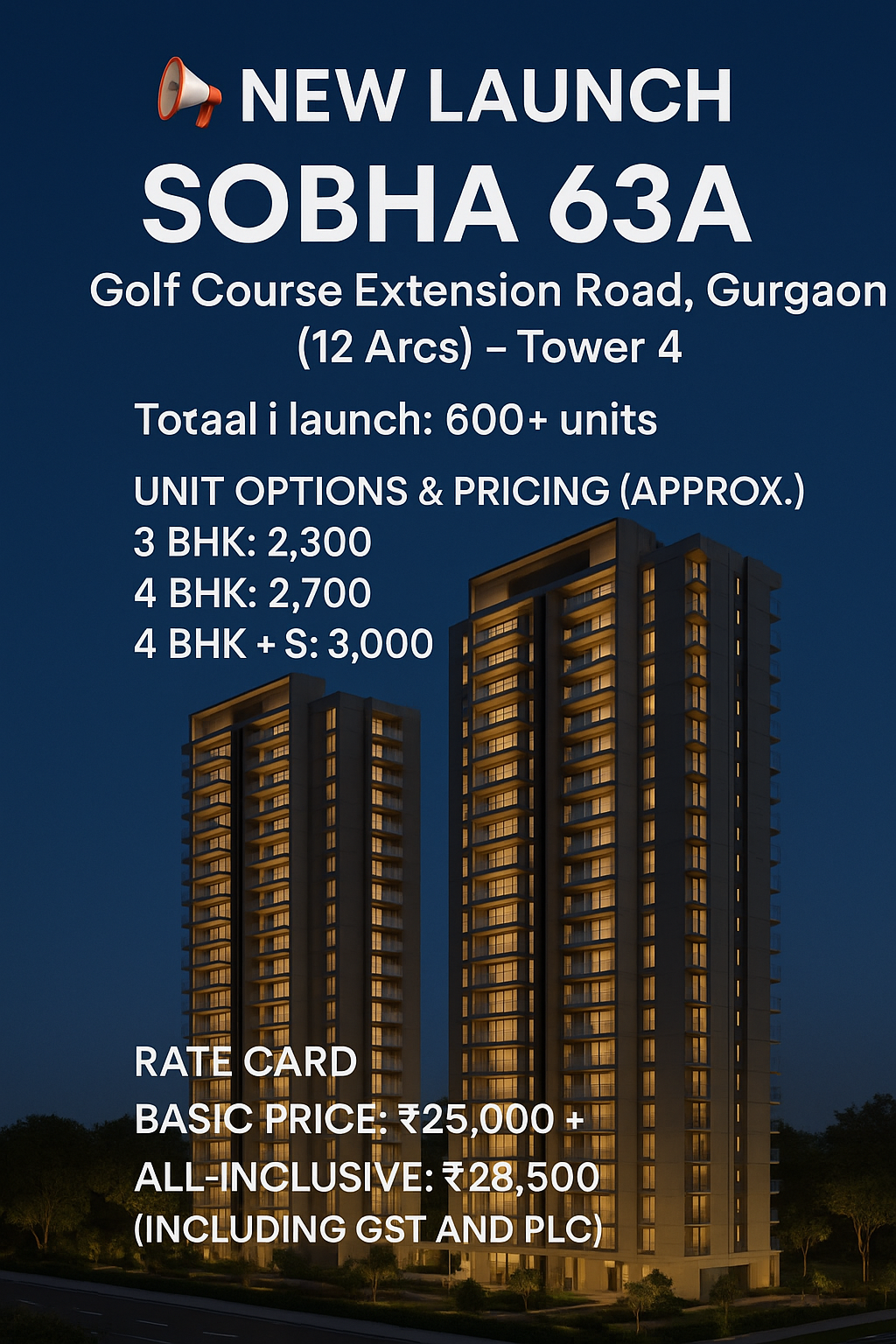 Discover Luxury at SOBHA 63A, Golf Course Extension Road, Gurgaon! Update