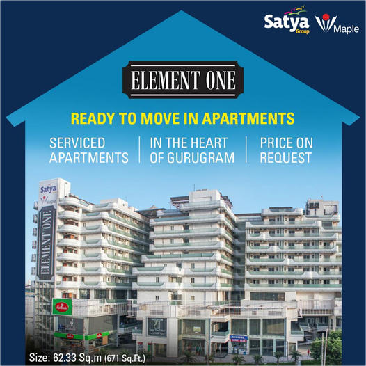 Ready to move in apartments at Satya Element One in Gurgaon Update