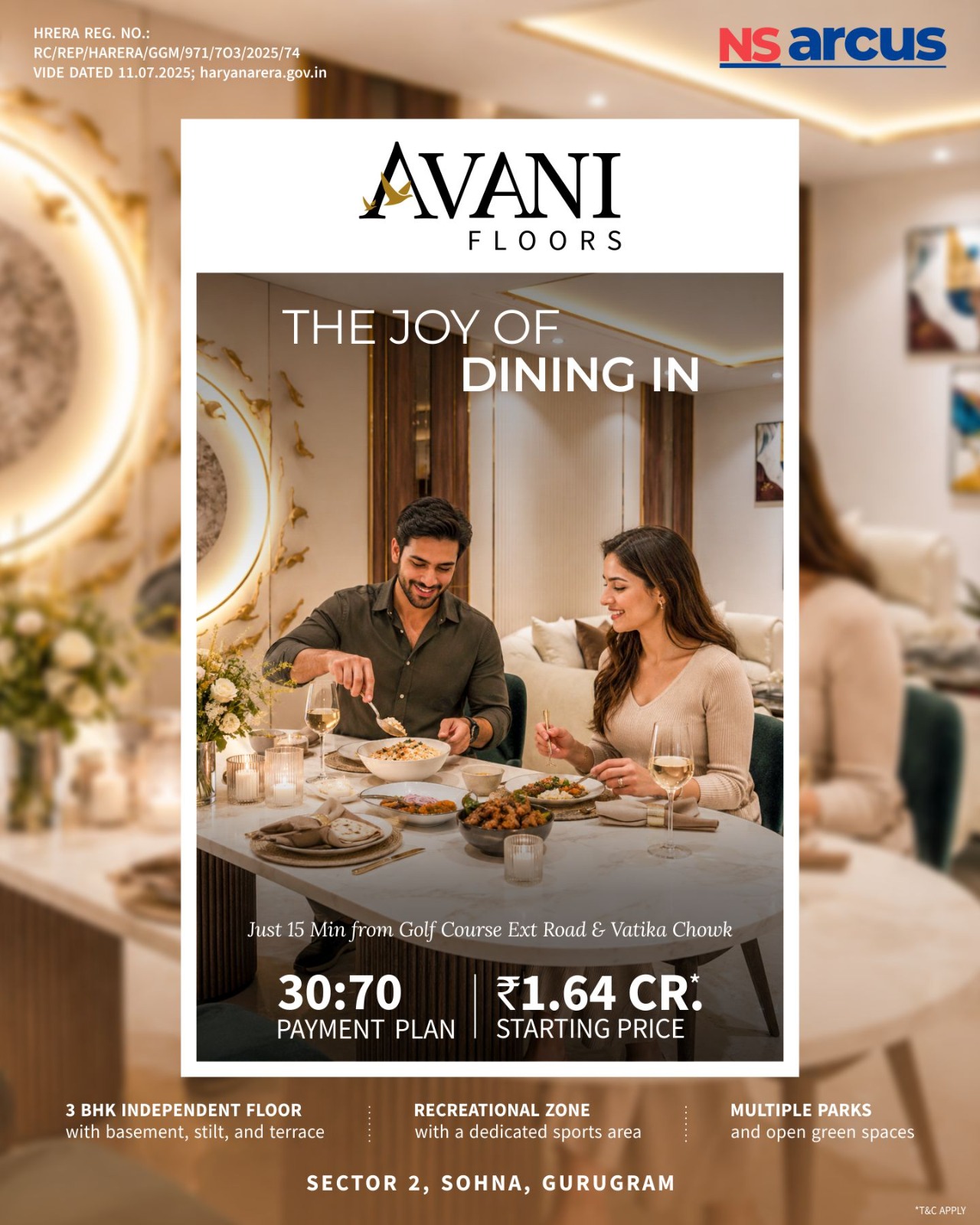 Discover Avani Floors in Sector 2, Sohna || Exclusive 30:70 Payment Plan on Avani Floors || Avani Floors Starting at ₹1.64 Cr in Gurugram Update