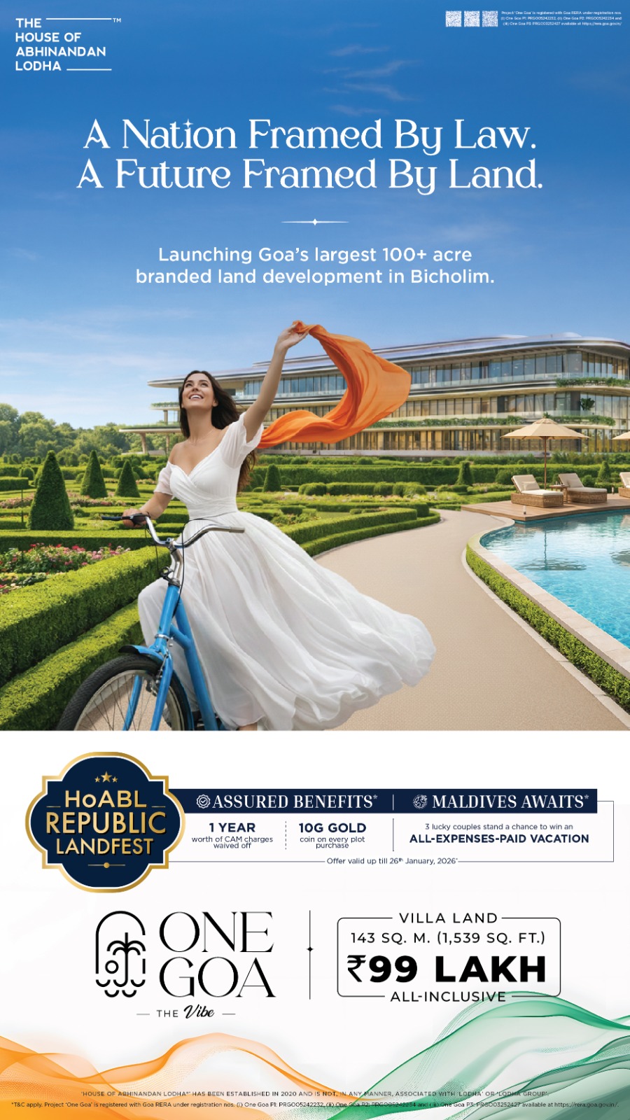 Secure Your Dream Land at One Goa, Bicholim - ₹99 Lakh Update