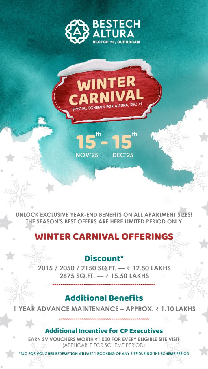 Unlock Exclusive Year-End Deals at Winter Carnival, Bestech Altura, Sec 79, Gurugram Update