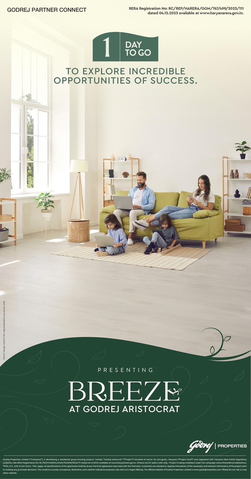 Discover Godrej Breeze at Godrej Aristocrat, Gurgaon - Launching Tomorrow Update