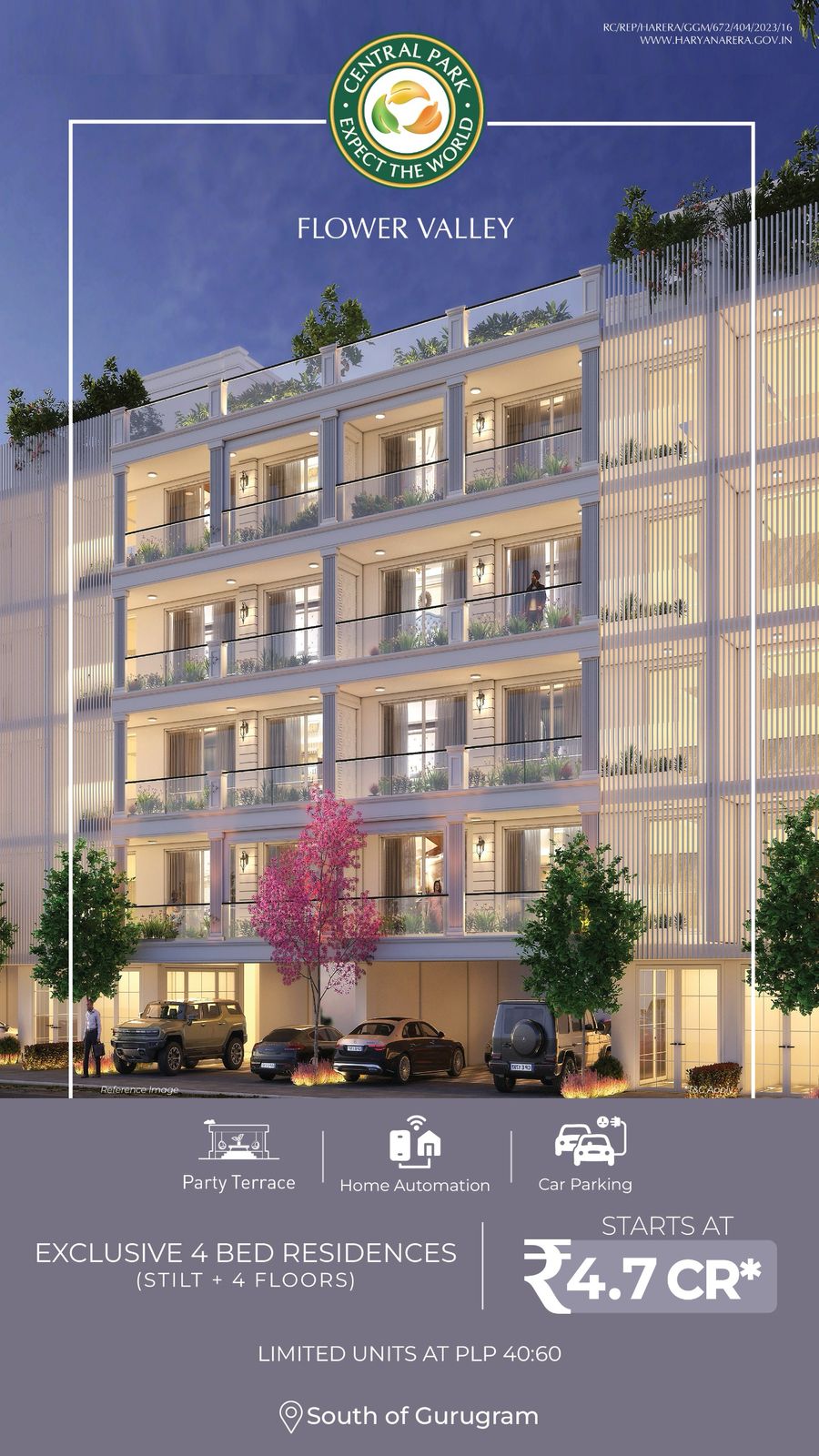 Explore Luxury Living at Central Park Flower Valley, Starts at ₹4.7 Cr, South of Gurugram Update