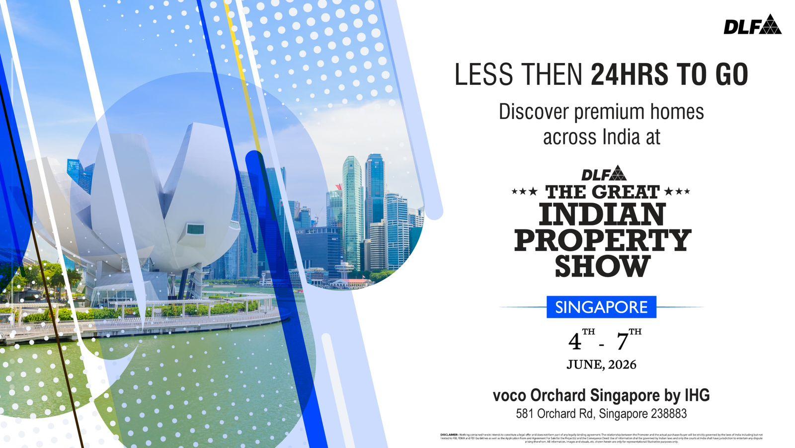 Explore Premium Indian Homes at DLF's Great Property Show || Don't Miss DLF's Exclusive Singapore Event || Discover DLF Homes in Singapore This June Update