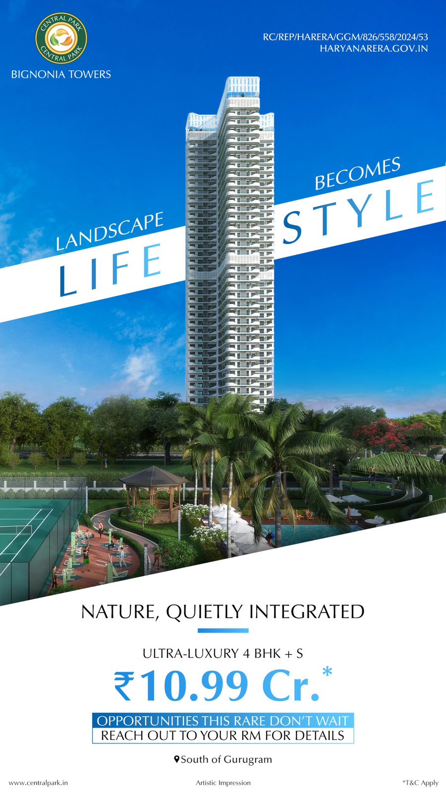 Explore Ultra-Luxury at Bignonia Towers || Secure Your Dream Home Today || Limited Edition 4 BHK + S for Sale Update