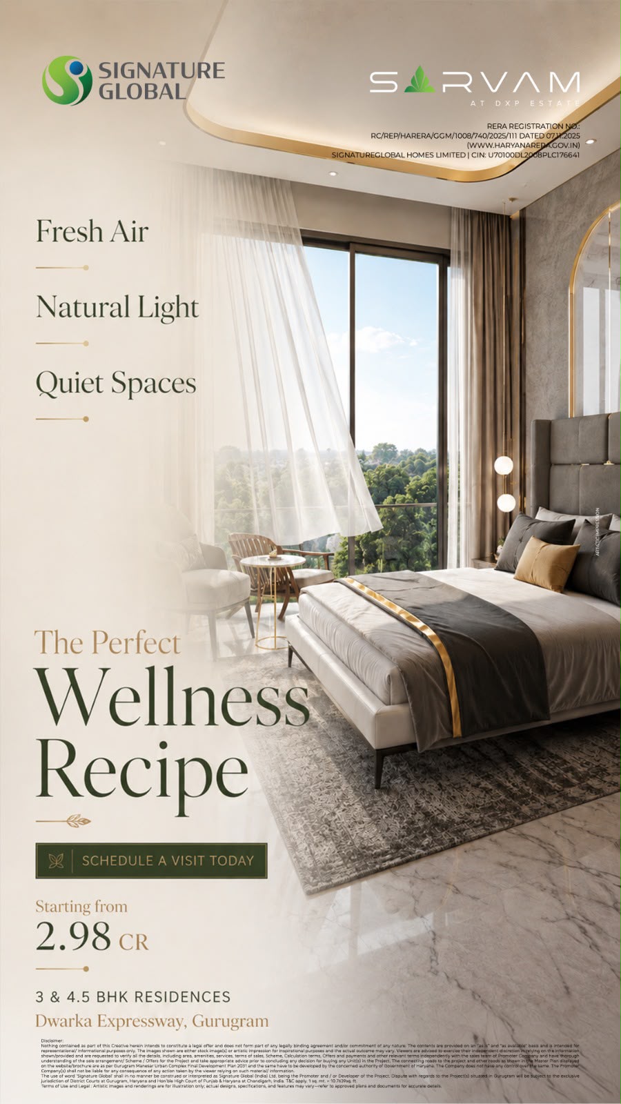 Schedule Your Visit Today! || Discover Sarvam at DXP Estate || The Perfect Wellness Recipe Awaits Update