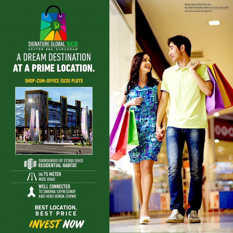 Signature Global SCO: The New Commercial Heartbeat of Sector 88A, Gurugram Update