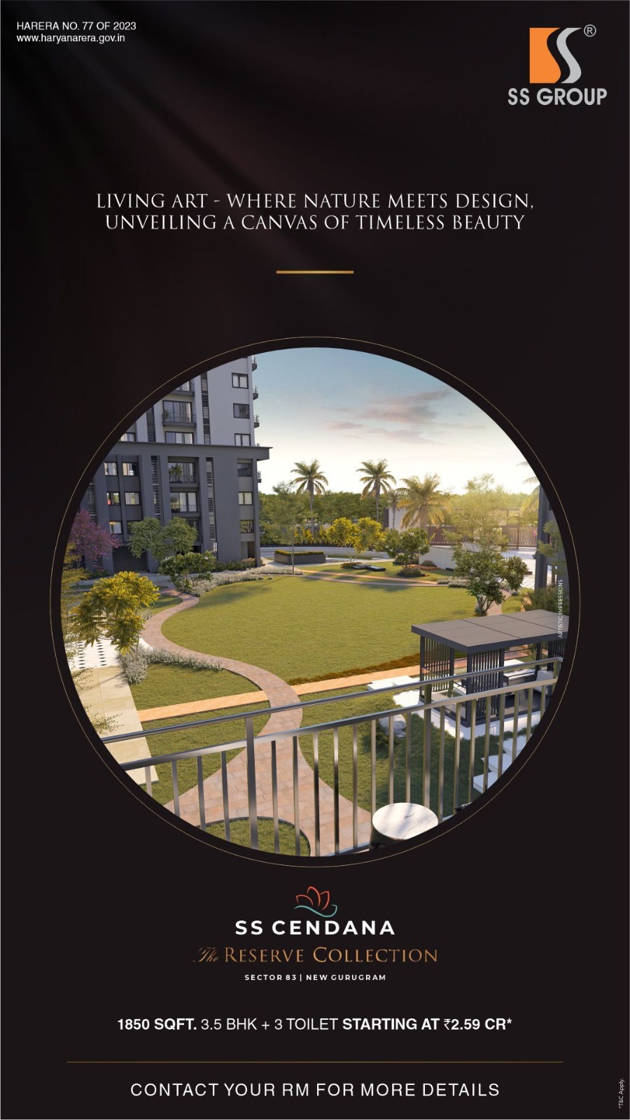 Discover the Exquisite SS Cendana in New Gurugram, Starting at ₹2.59 Cr Update