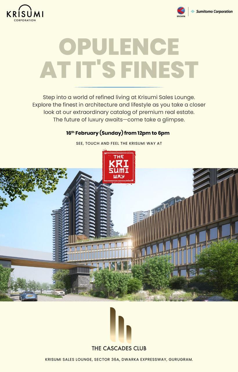 Discover Krisumi's Luxury Living at The Cascades Club, 16th February Update