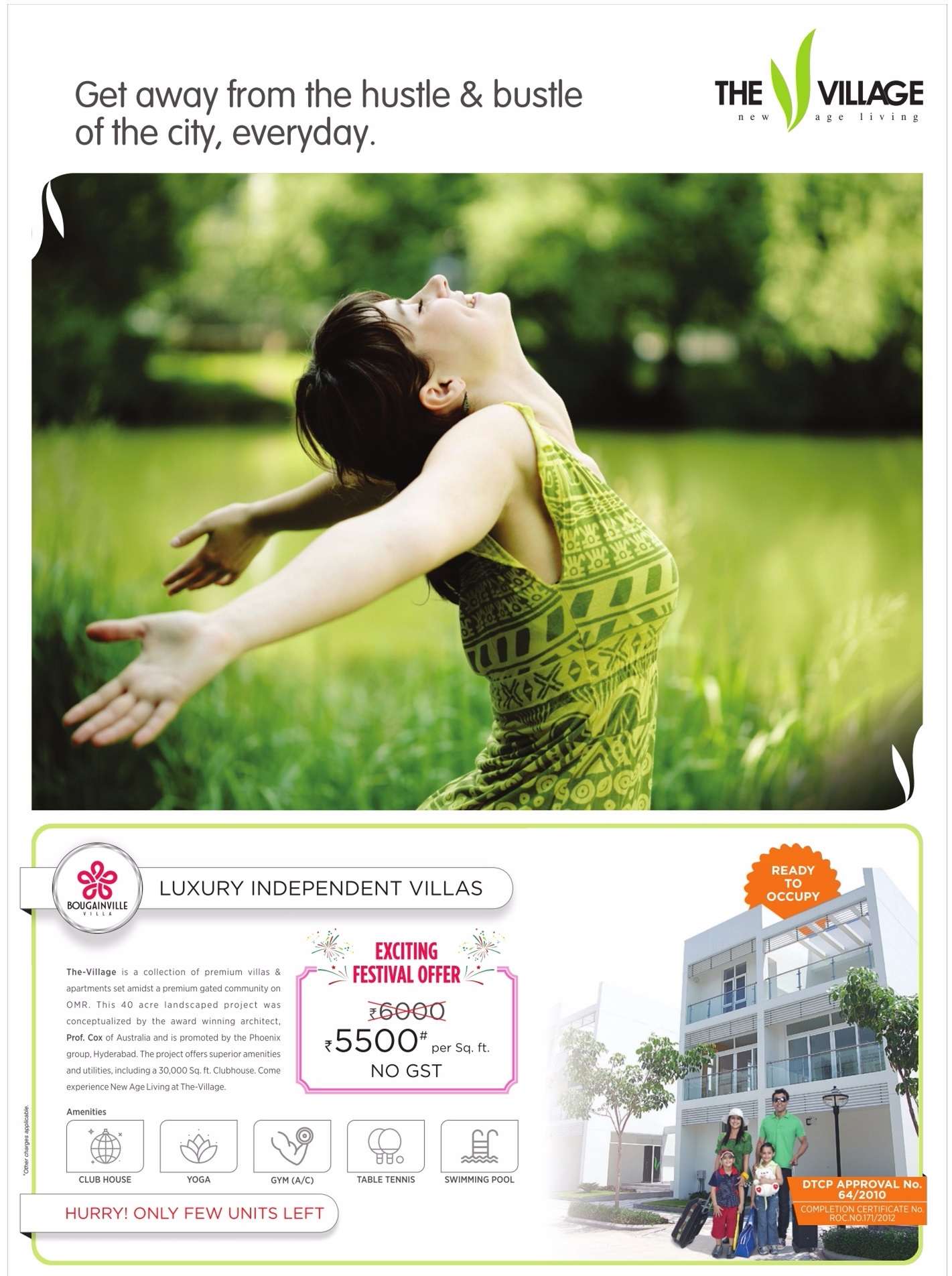 Come experience new age living getting away from hustle & bustle of city at Phoenix The Village in Chennai Update