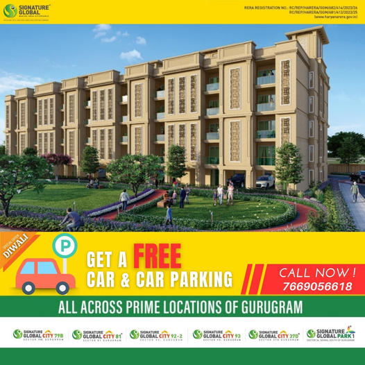 Signature Global Offers Unmatched Deals: Receive a Free Car and Parking in Gurugram's Prime Locations Update