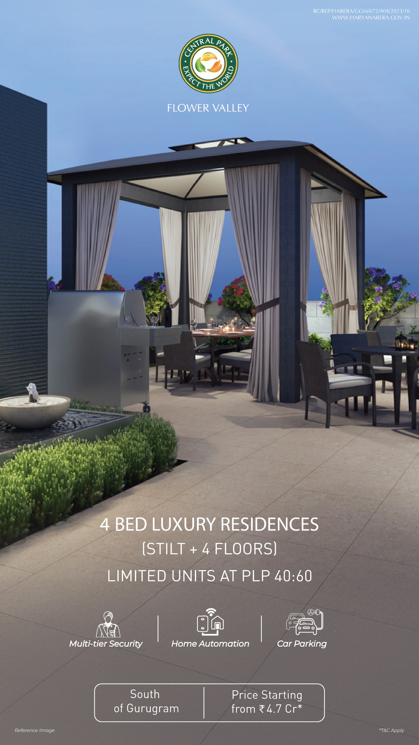 Discover Luxury Residences by Central Park, Flower Valley - Starting ₹4.7 Cr, South of Gurugram Update