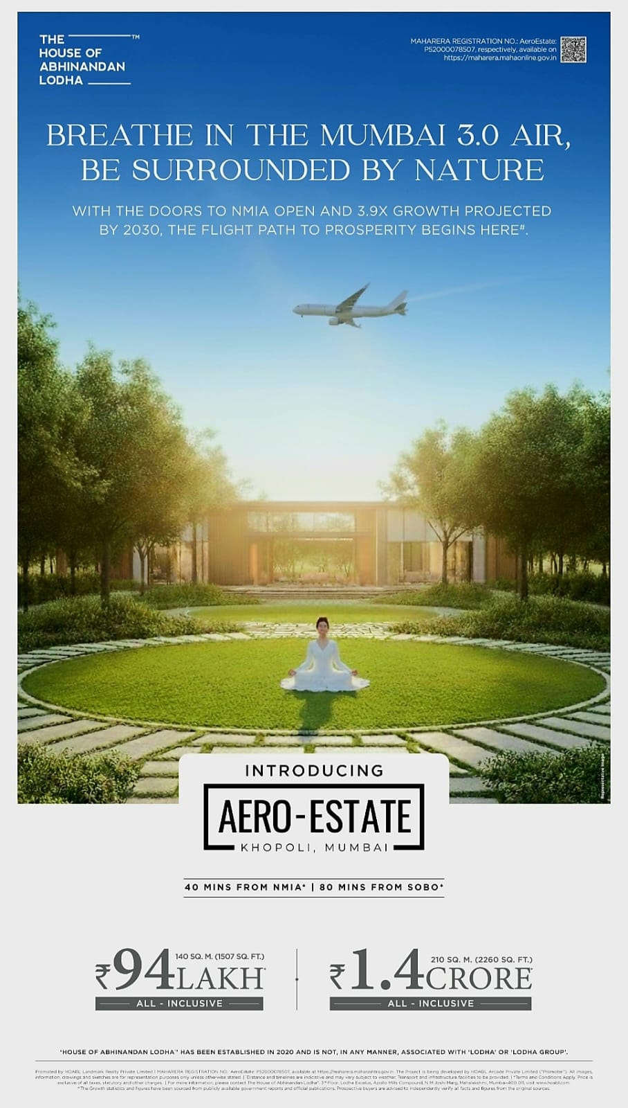 Discover *Aero-Estate* in Khopoli, Mumbai - Plots from ₹94 Lakhs by The House of Abhinandan Lodha Update