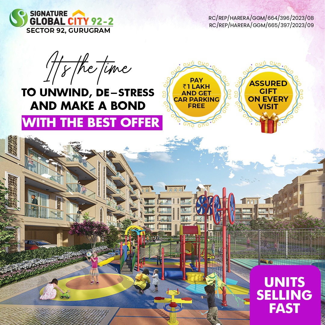 Assured gift on every visit at Signature Global City 92 Phase 2, Sector 92, Gurgaon Update