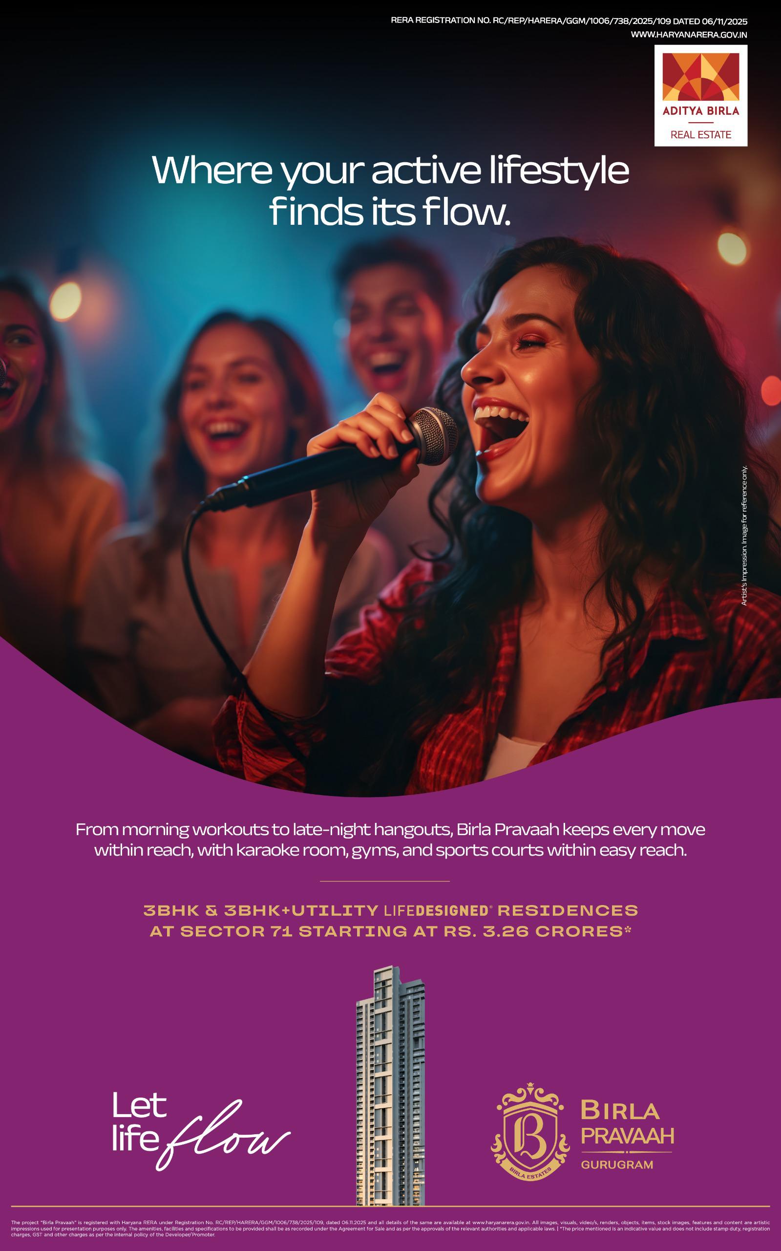 Discover Luxury Living with Birla Pravaah in Sector 71, Starting at Rs. 3.26 Crores Update