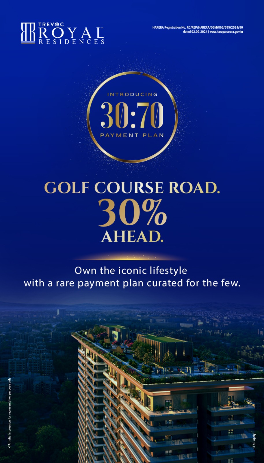Own a Luxurious Lifestyle at Trevoc Royal Residences, Golf Course Road - Pay 30% Now Update