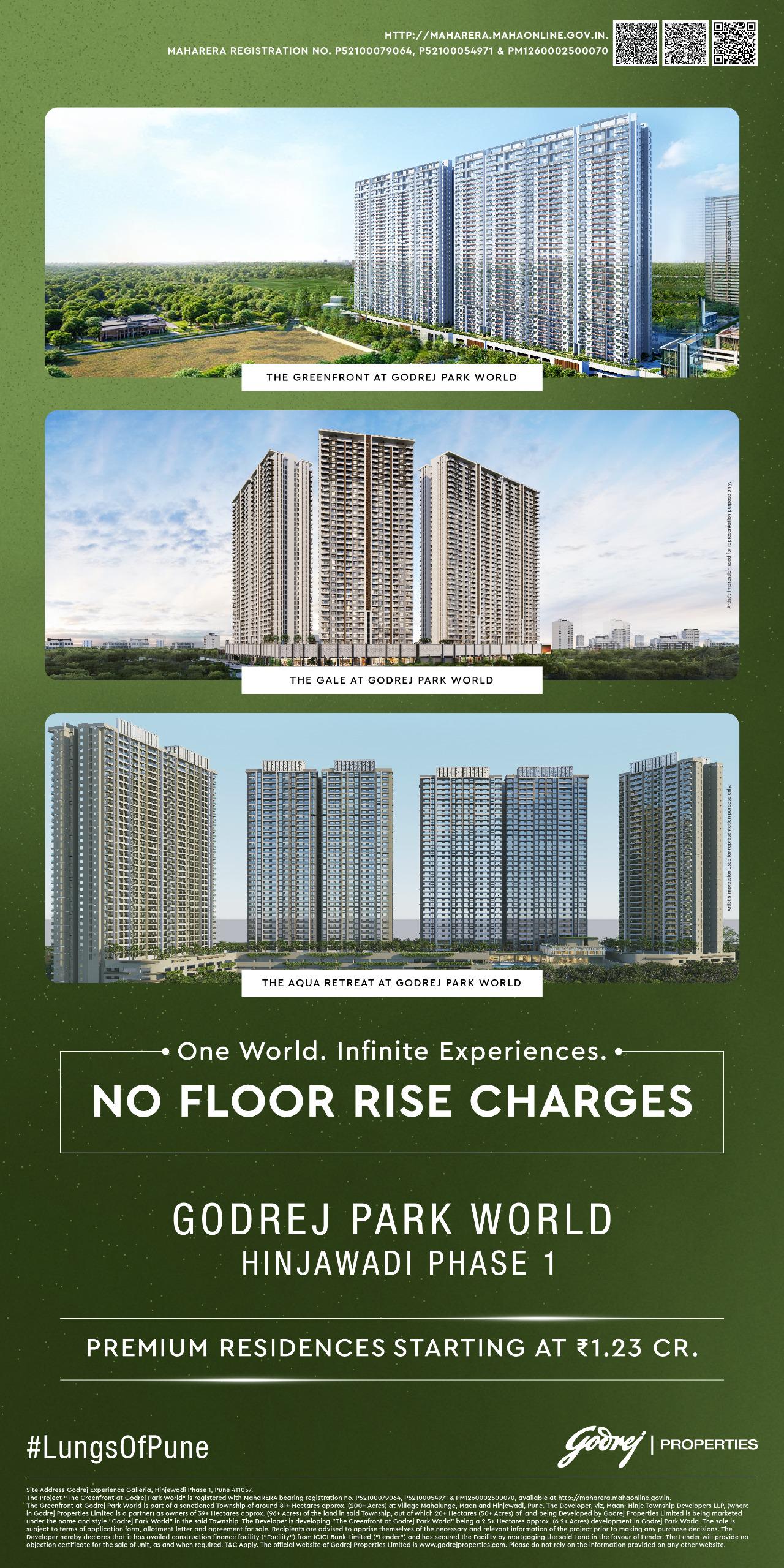 Discover Premium Living at Godrej Park World, Hinjawadi Phase 1, Pune, Starting ₹1.23 Cr Update