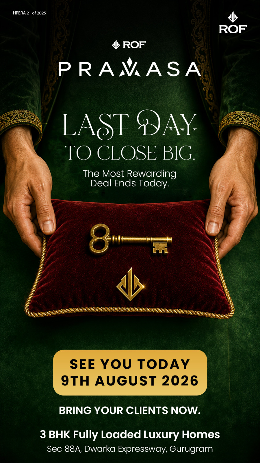 Last Day to Close Big with ROF PRAVASA || Don't Miss the Deal at ROF PRAVASA || Final Day Offer at ROF PRAVASA Update