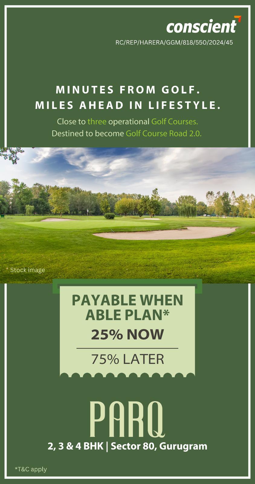 Unveil a Life of Luxury at Conscient Parq, Sector 80, Gurugram Update