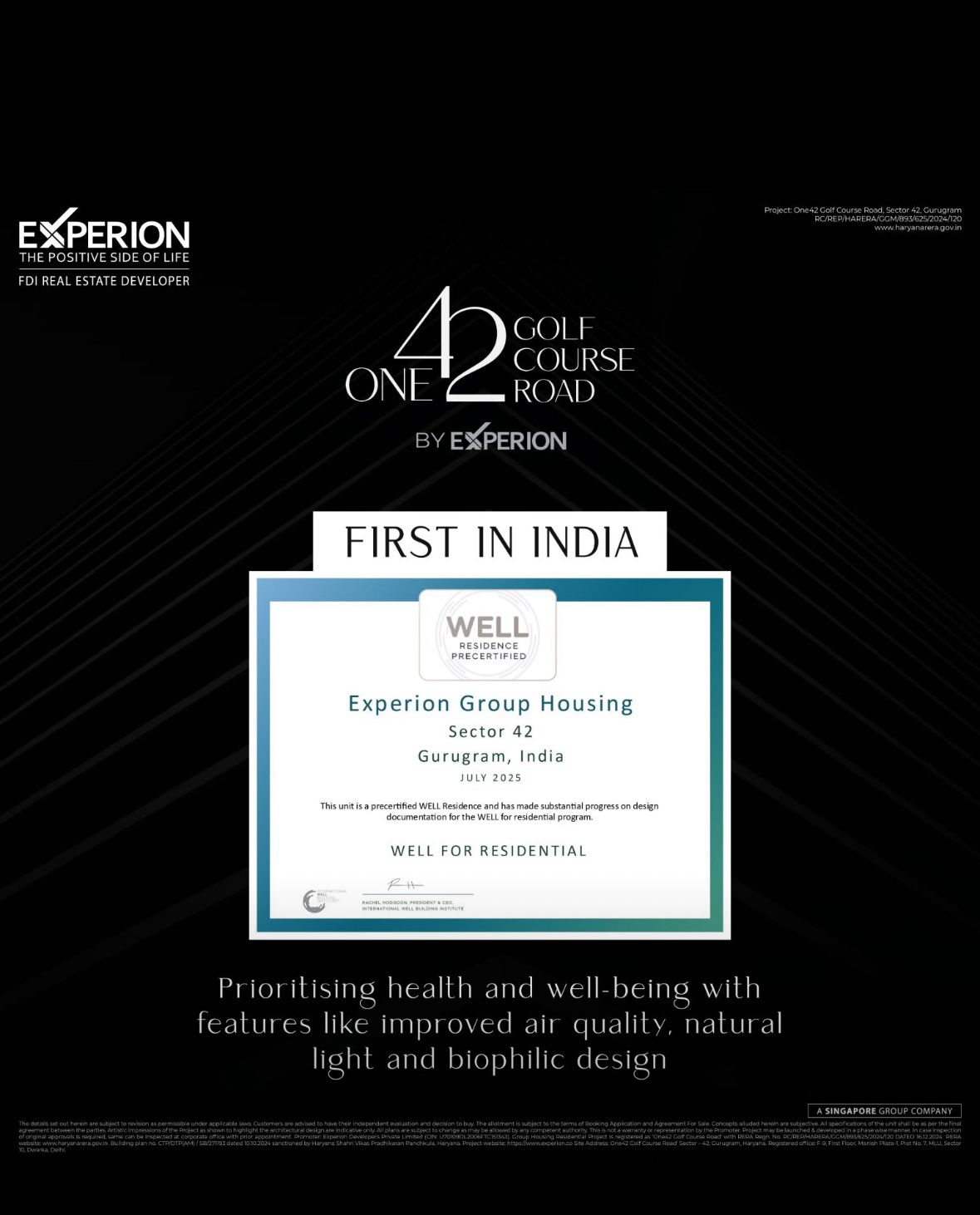 Experience the First WELL-Certified Residence in India || Discover Health & Well-being at Experion Group Housing || Live at One of India's Premier Developments Update