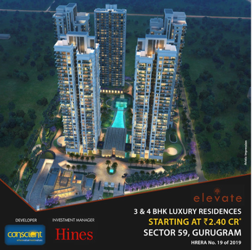 Introducing Elevate by Conscient Developers at Sector 59, Gurugram Update